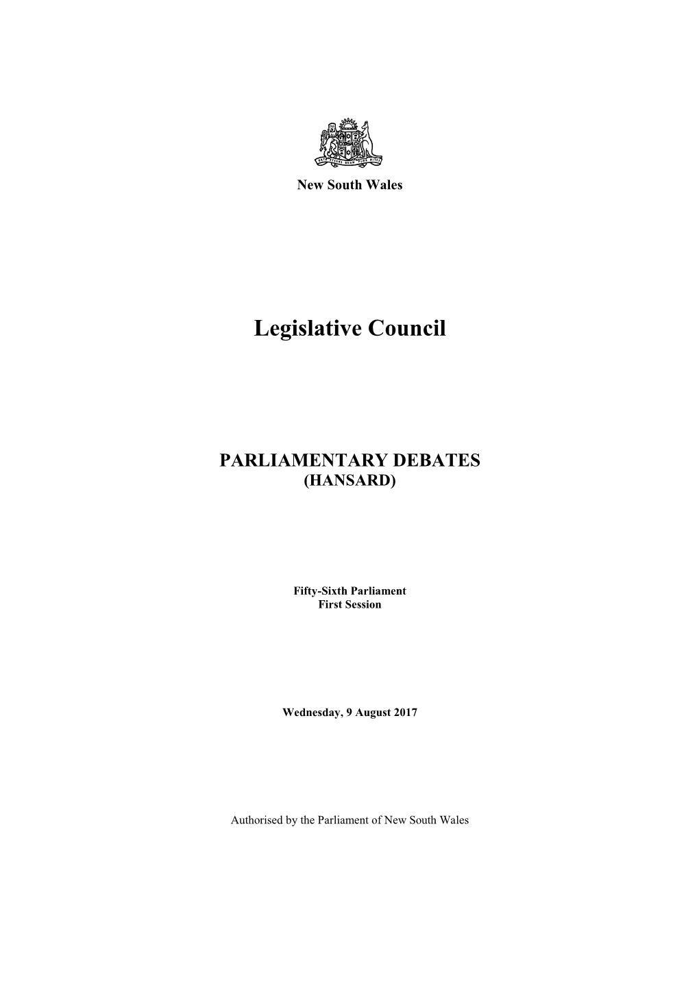 Legislative Council