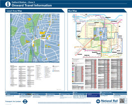 Catford Station – Zone 3 I Onward Travel Information Local Area Map Bus Map