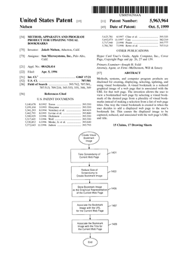 United States Patent (19) 11 Patent Number: 5,963,964 Nielsen (45) Date of Patent: Oct