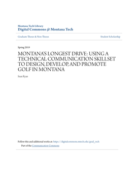 Montana's Longest Drive Logo