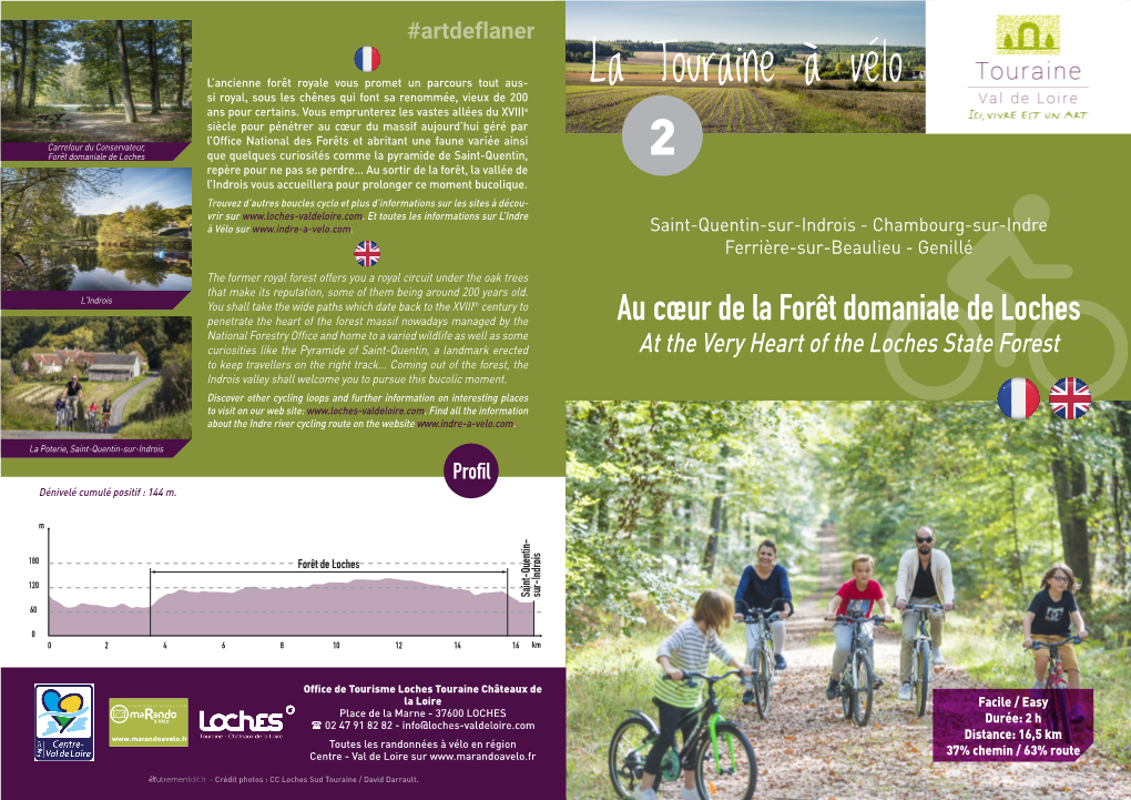 La Touraine À Vélo N° 2 : Au Cœur De La Forêt Domaniale De Loches