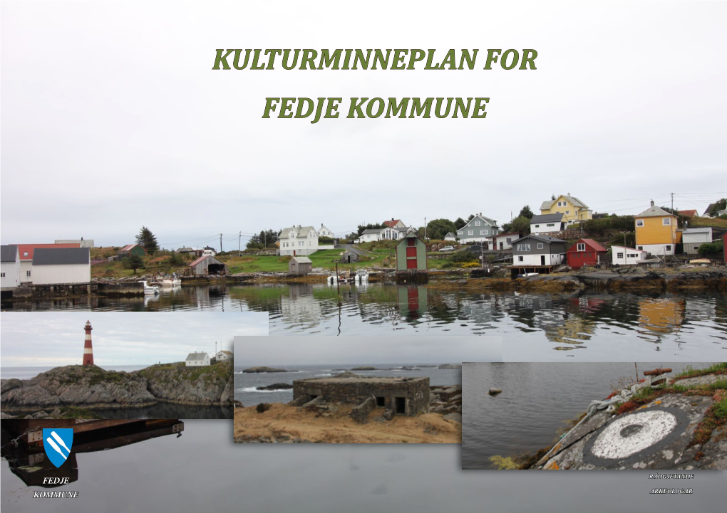 Kulturminneplan for Fedje Kommune
