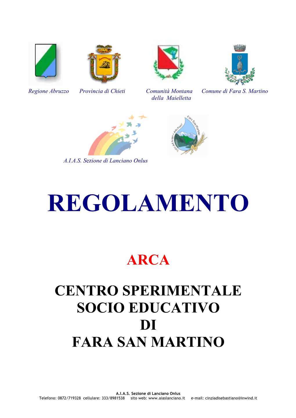 Regolamento ARCA