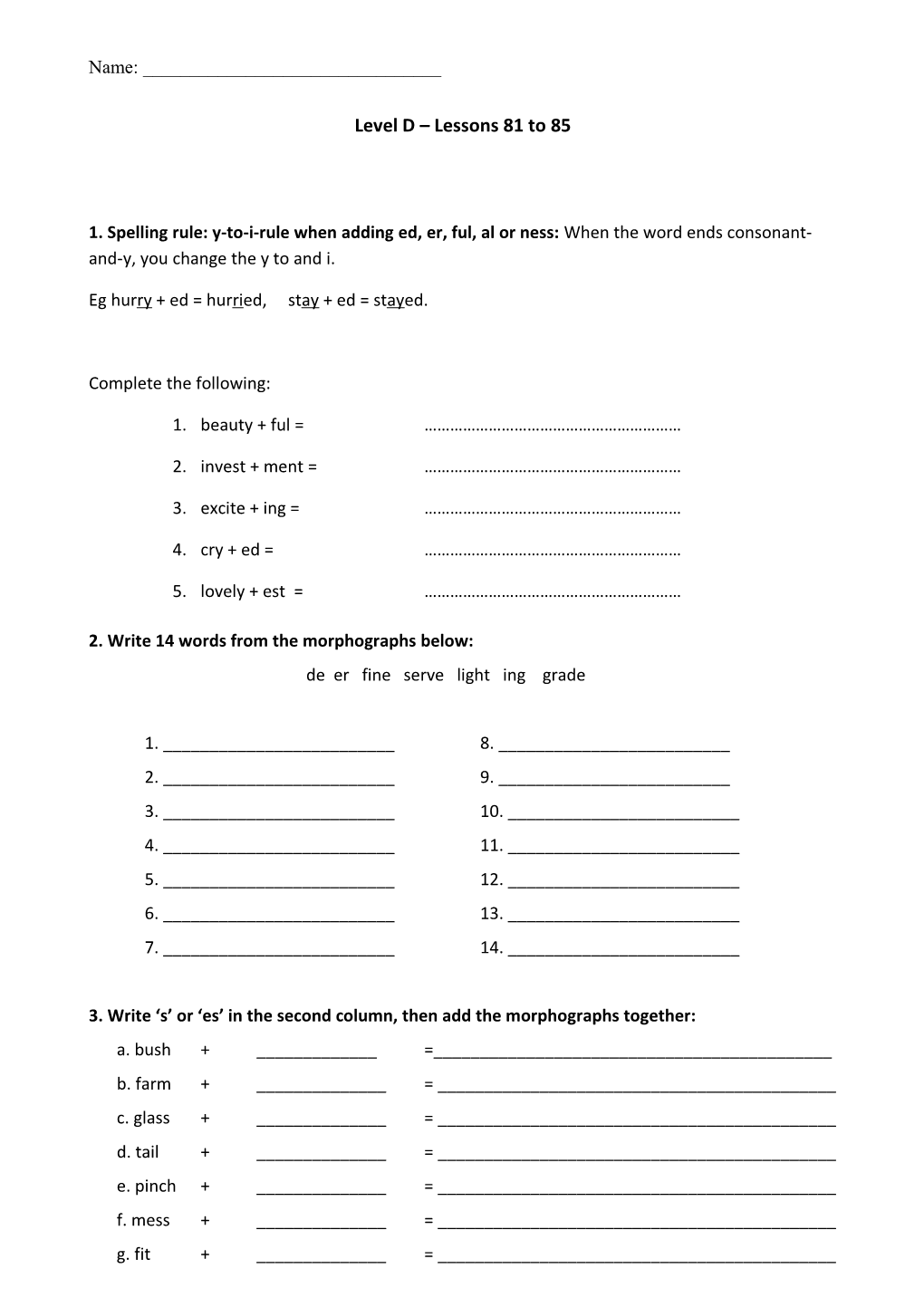 Group C Spelling Homework 17/5/10 s1