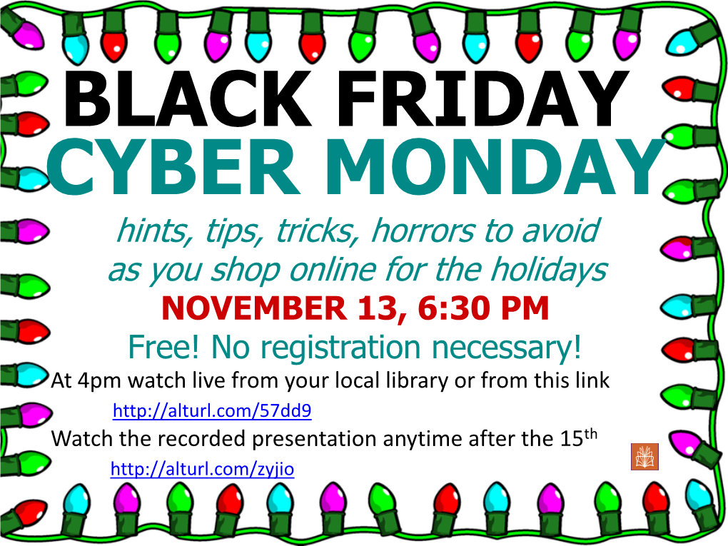 Black Friday Cyber Monday