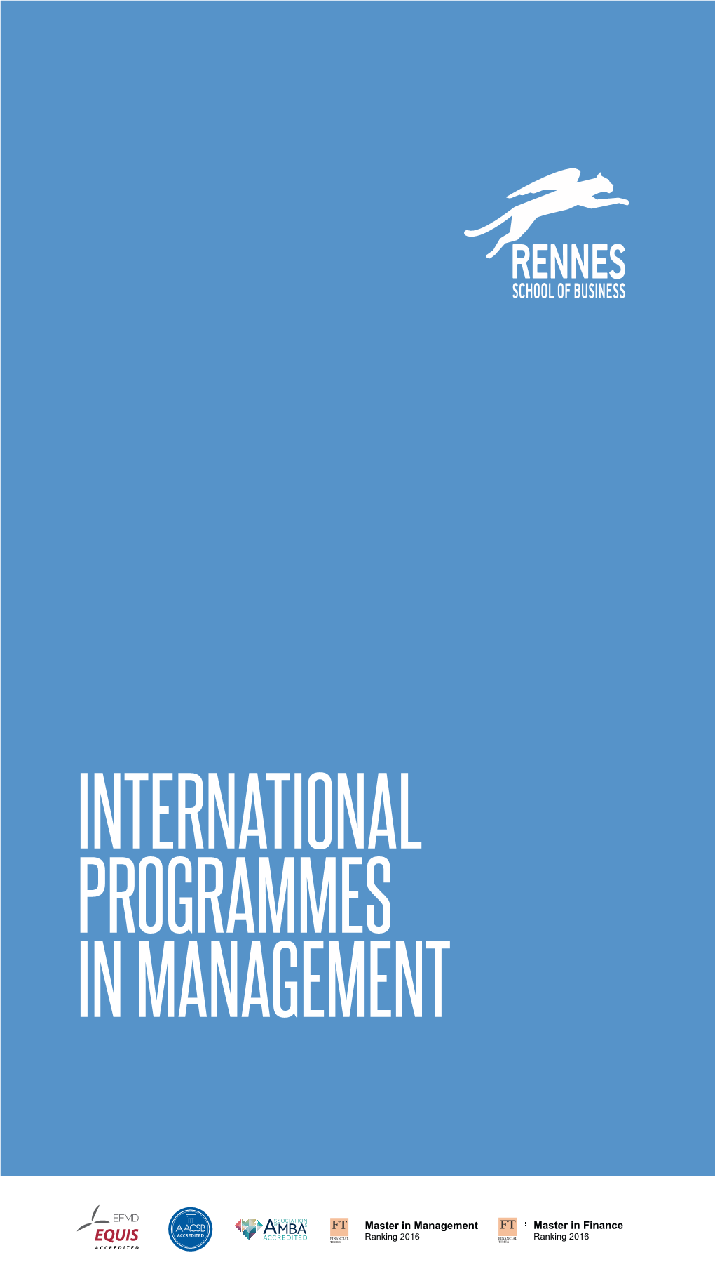 International Programmes in Management Brochure