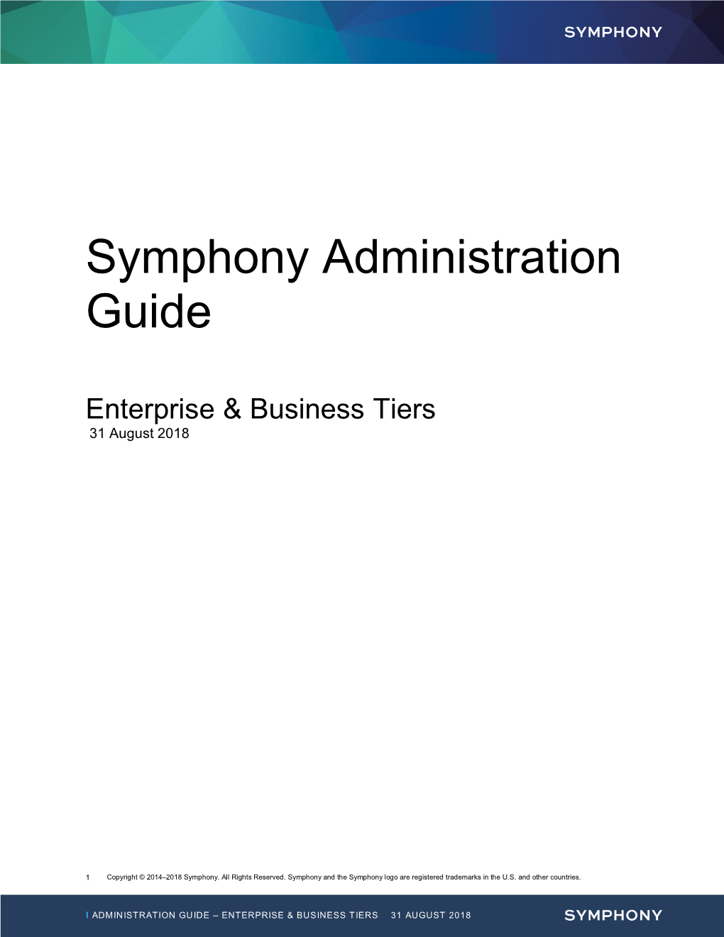 Symphony Administration Guide