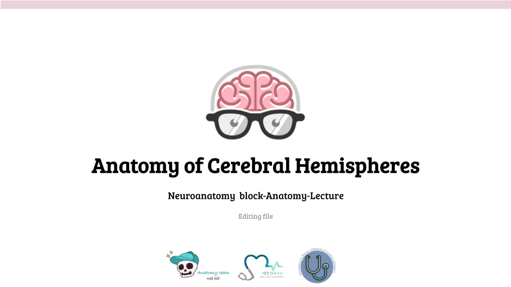 Anatomy of Cerebral Hemispheres