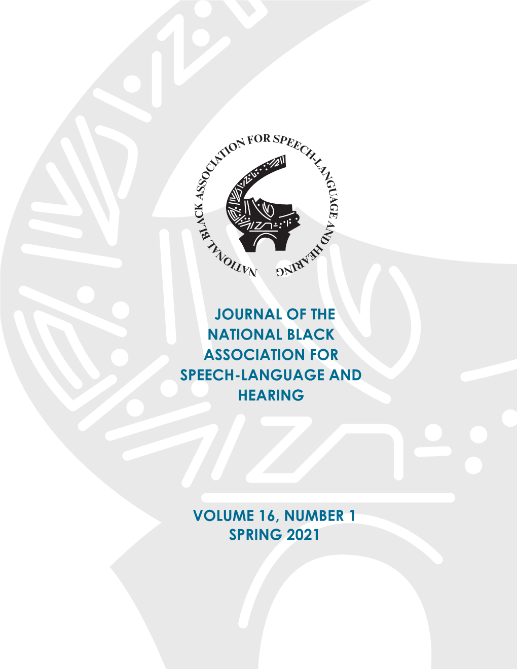 Journal of the National Black Association for Speech-Language and Hearing