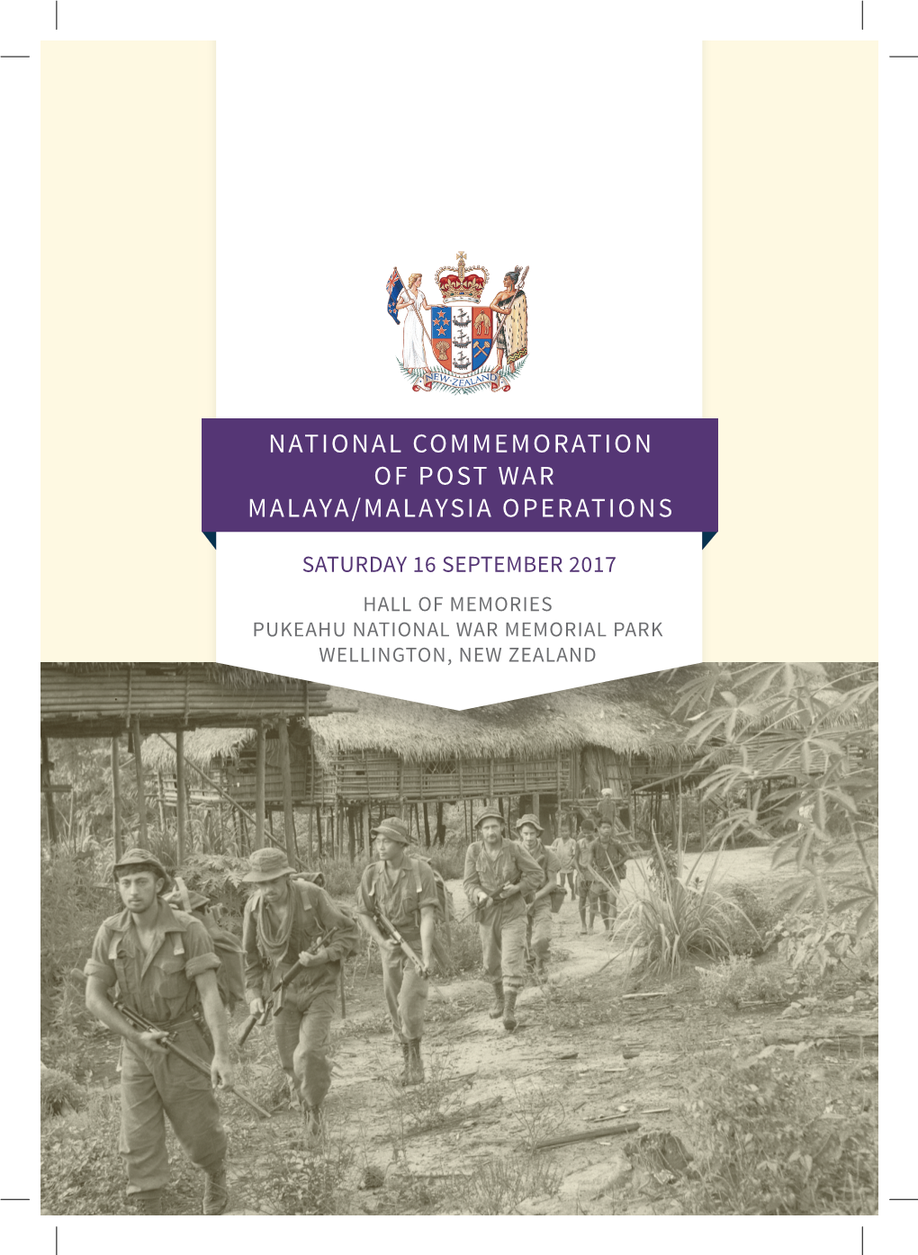 National Commemoration of Post War Malaya/Malaysia Operations