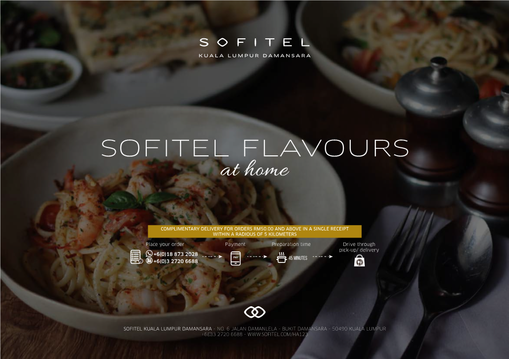 SOFITEL FLAVOURS at Home