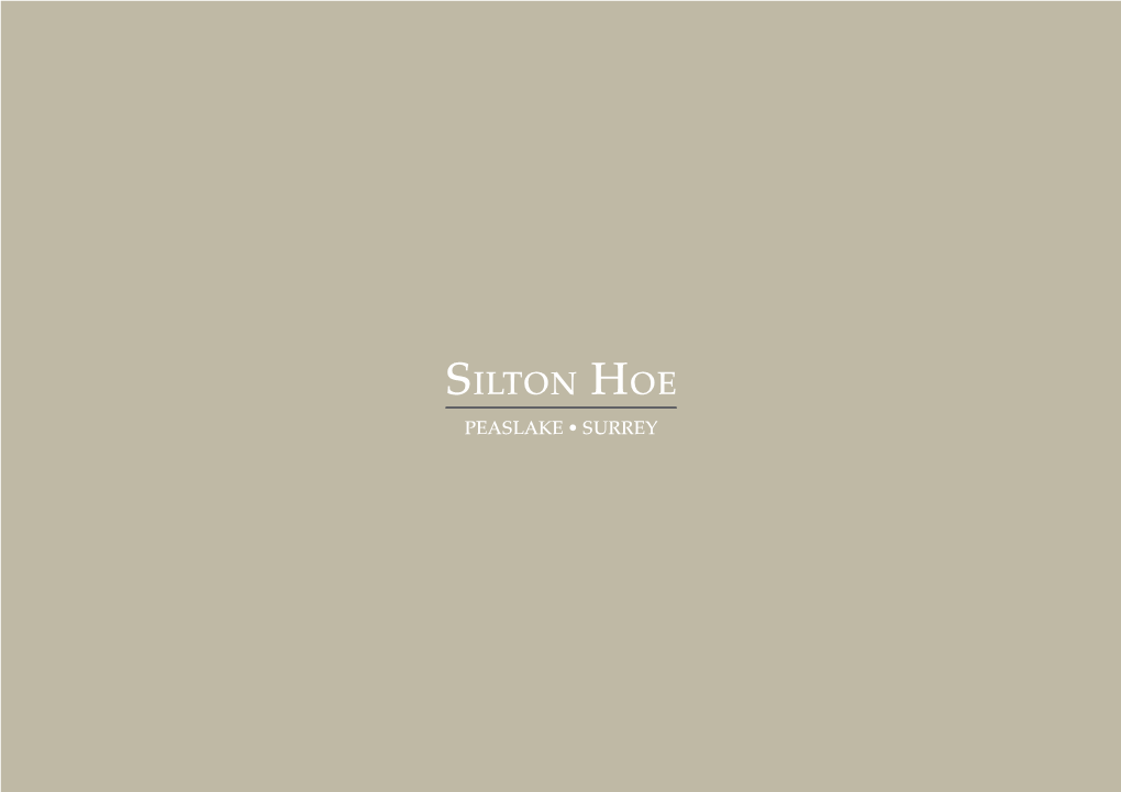 Silton Hoe Peaslake • Surrey