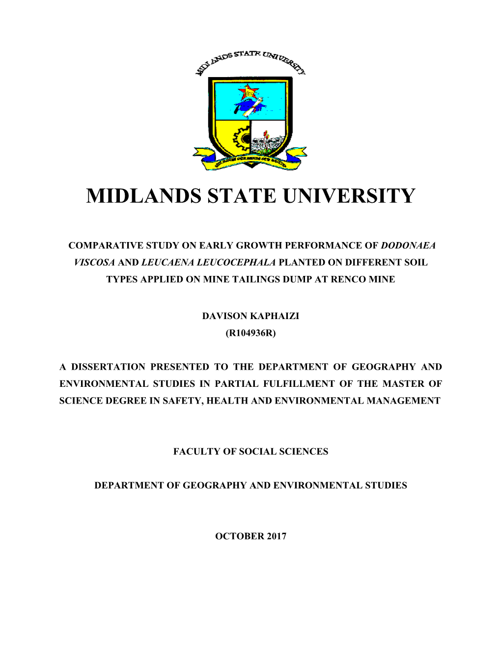 Midlands State University