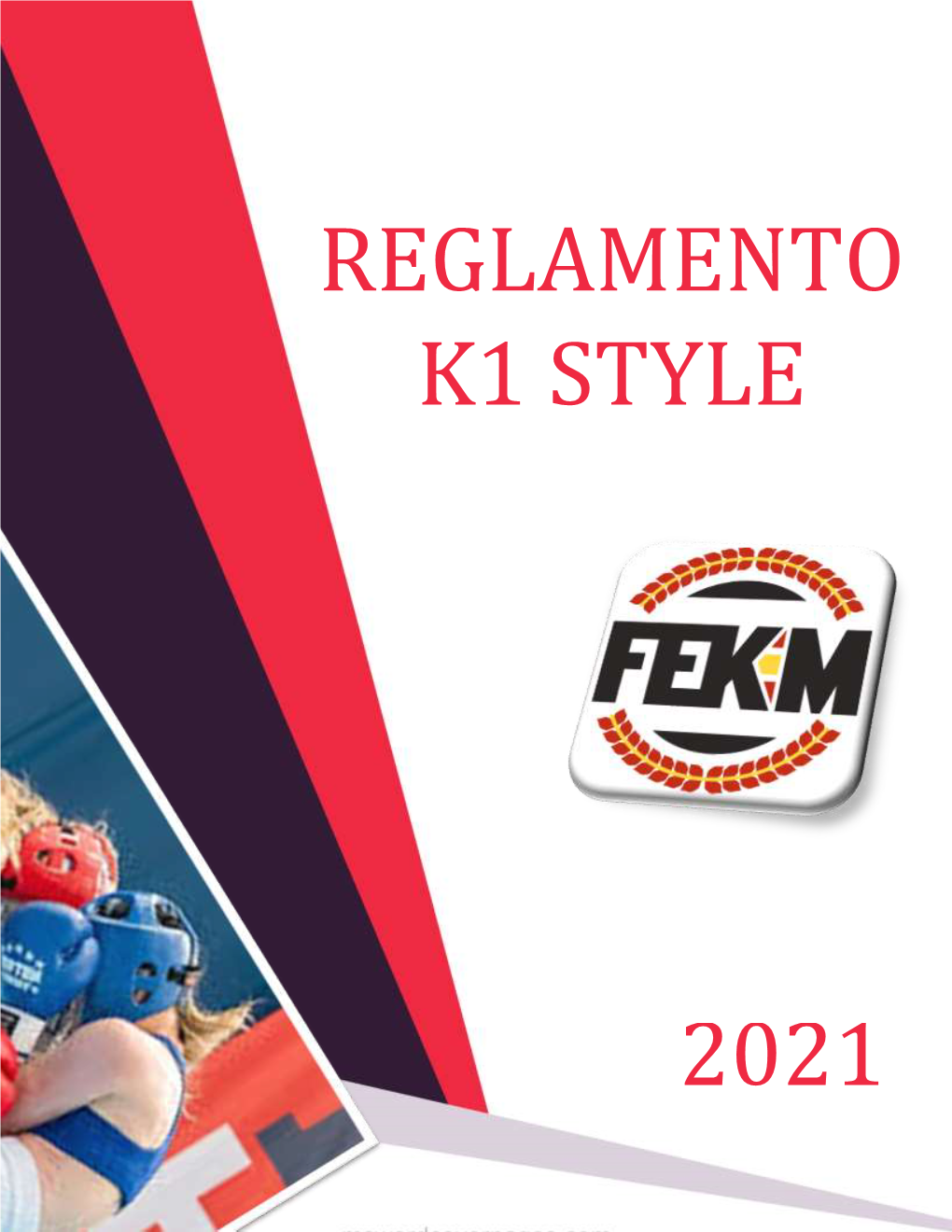 2021 Reglamento K1 Style Low Kick