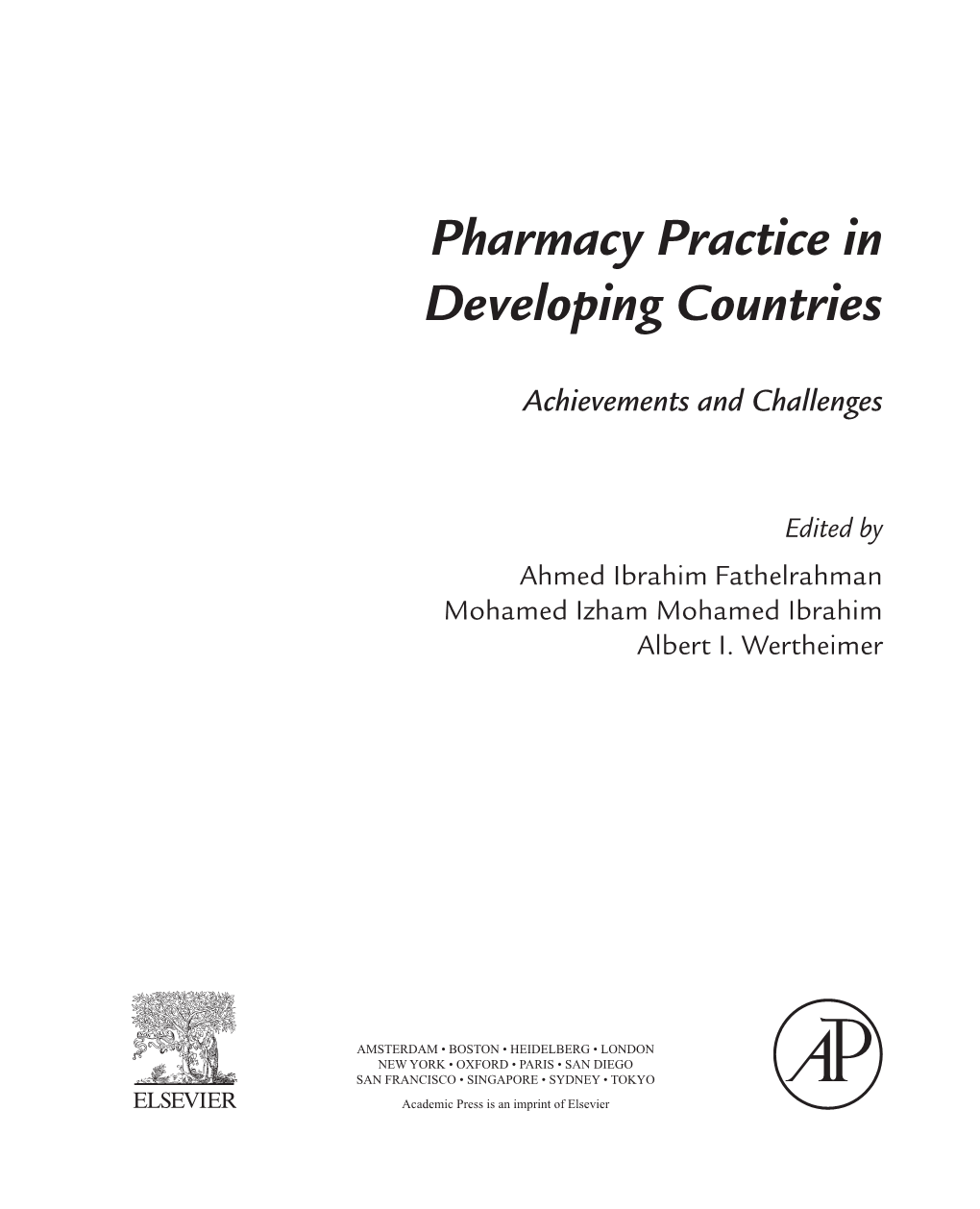 Pharmacy Practice in Developing Countries