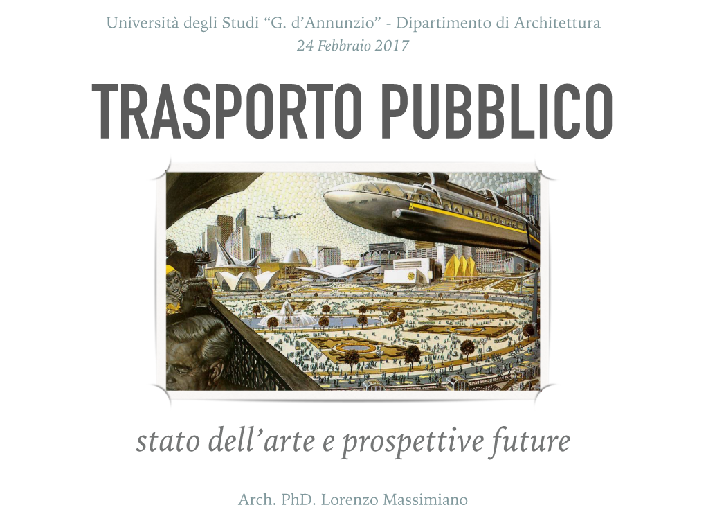 Lezione Trasporto Pubblico