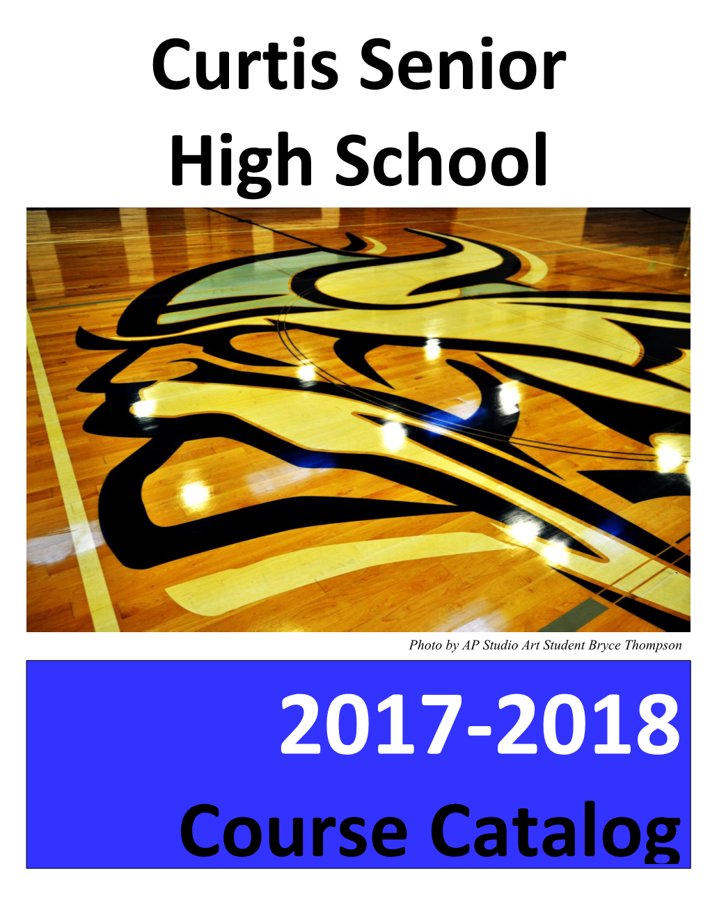 Curtis High School Course Guide 2017-2018 10 | P a G E