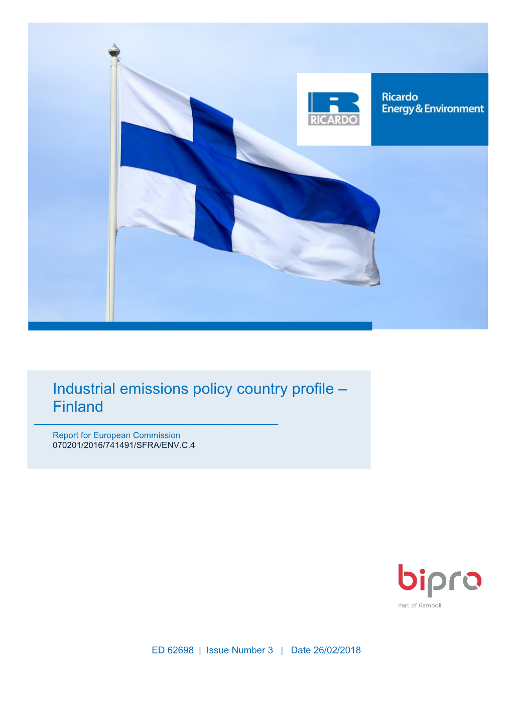 Finland ______Report for European Commission 070201/2016/741491/SFRA/ENV.C.4