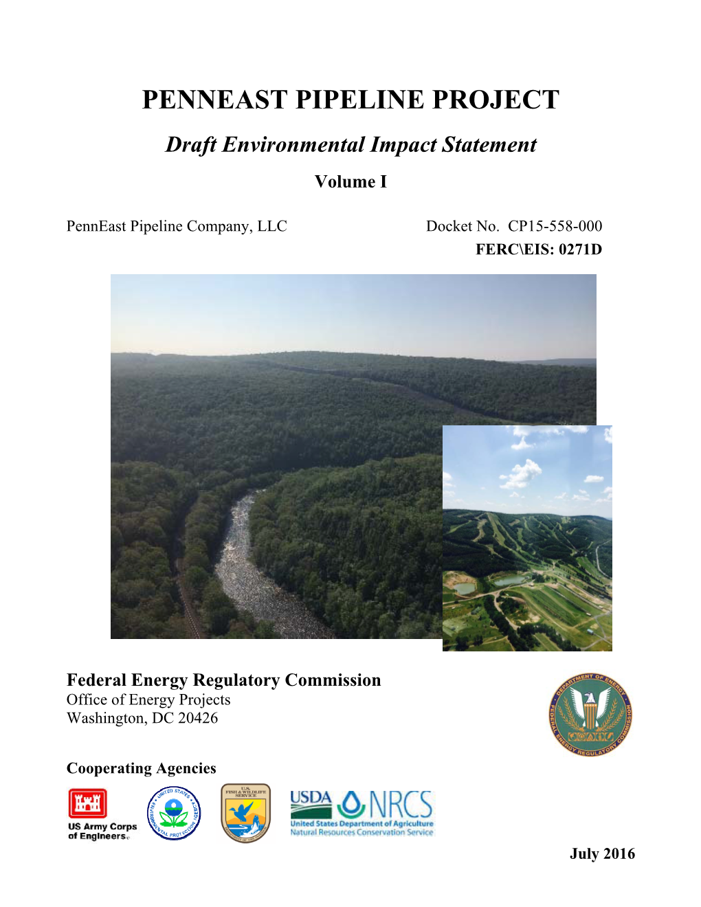 Penneast Pipeline Project Draft Enviornmental Impact Statement
