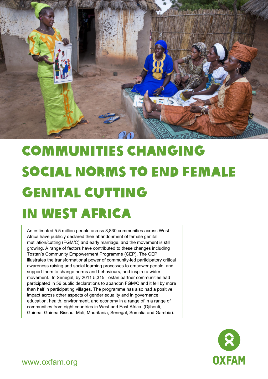 Communities Shifting Social Norms to End Female Genital Cutting in West