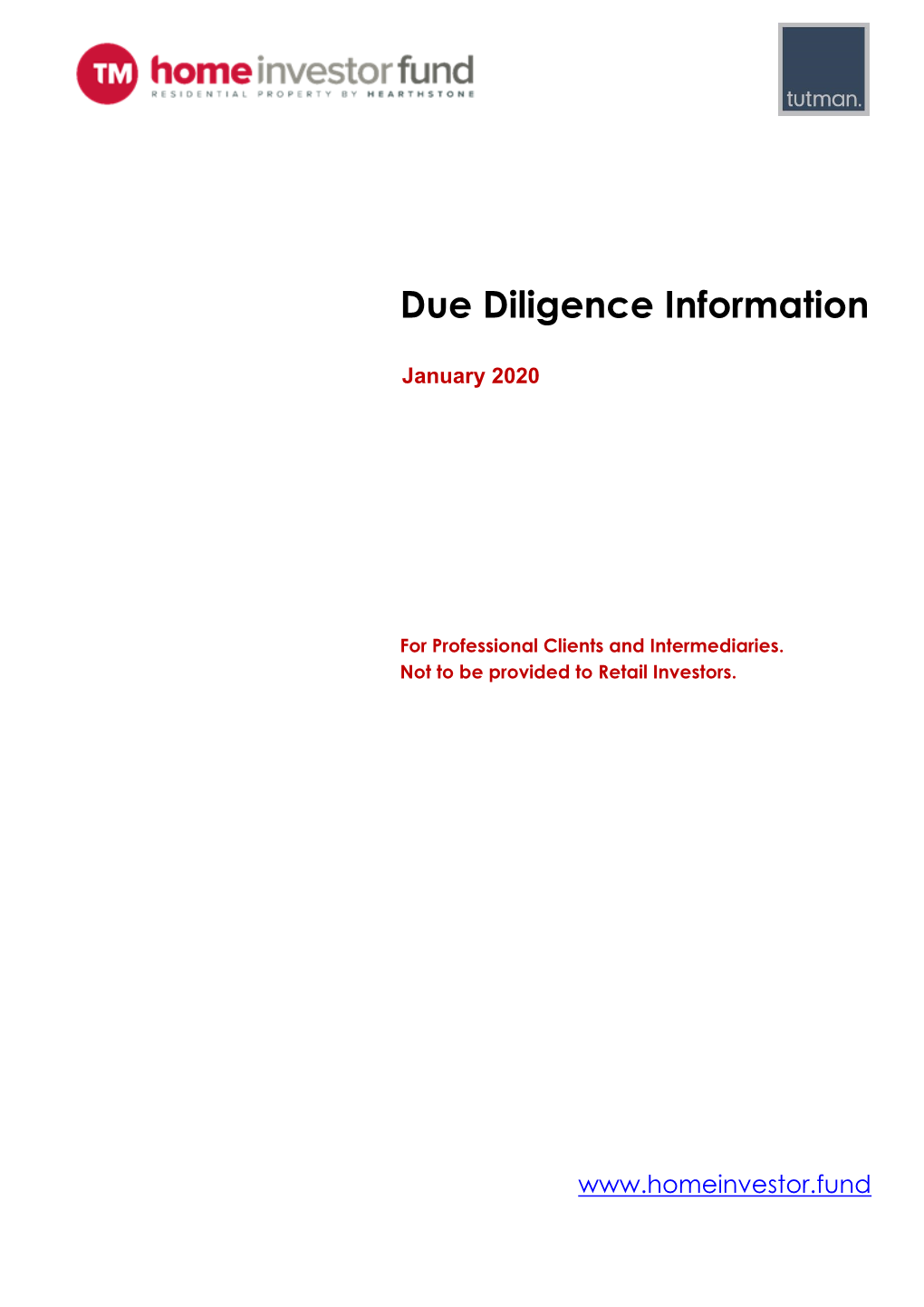 Due Diligence Information