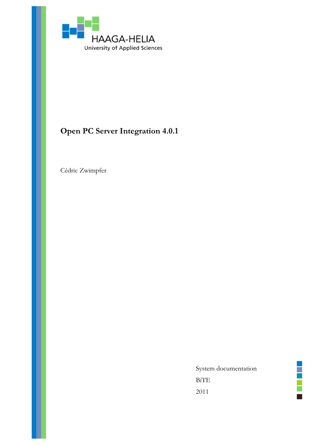 Open PC Server Integration 4.0.1