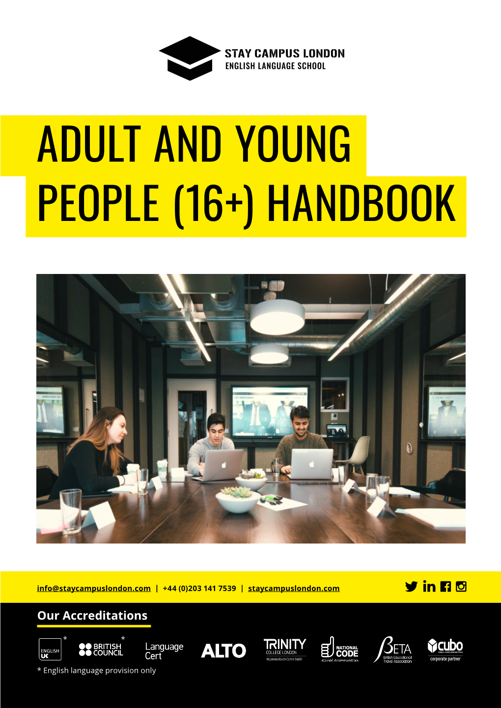 Adult and Young People (16+) Handbook