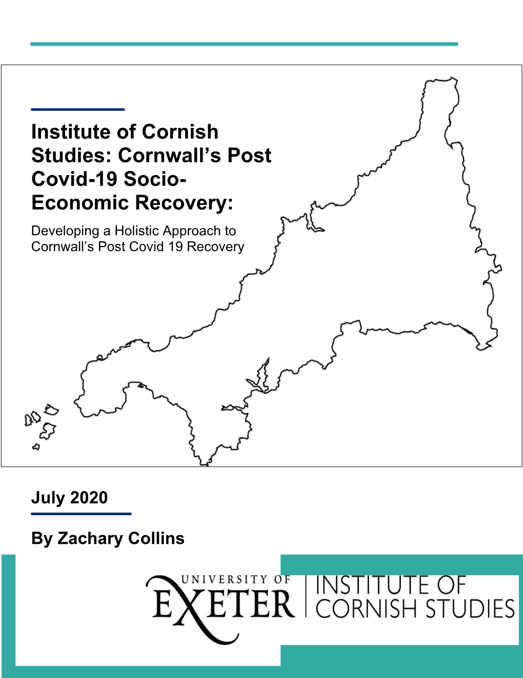 Cornwall's Post Covid-19 Socio- Economic Recovery