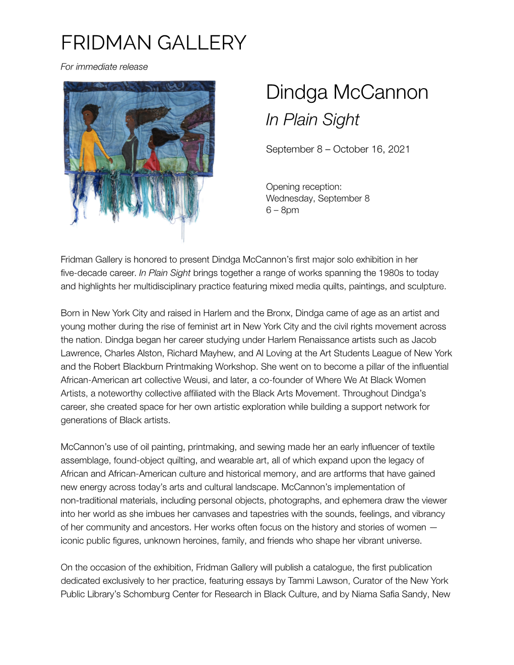 Dindga Mccannon in Plain Sight