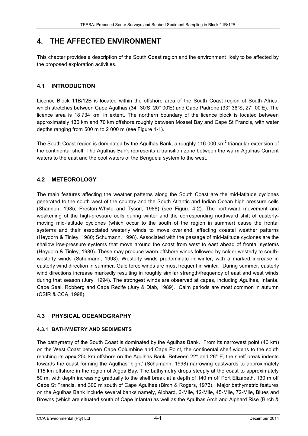 Lease-Specific Environmental Management Programme