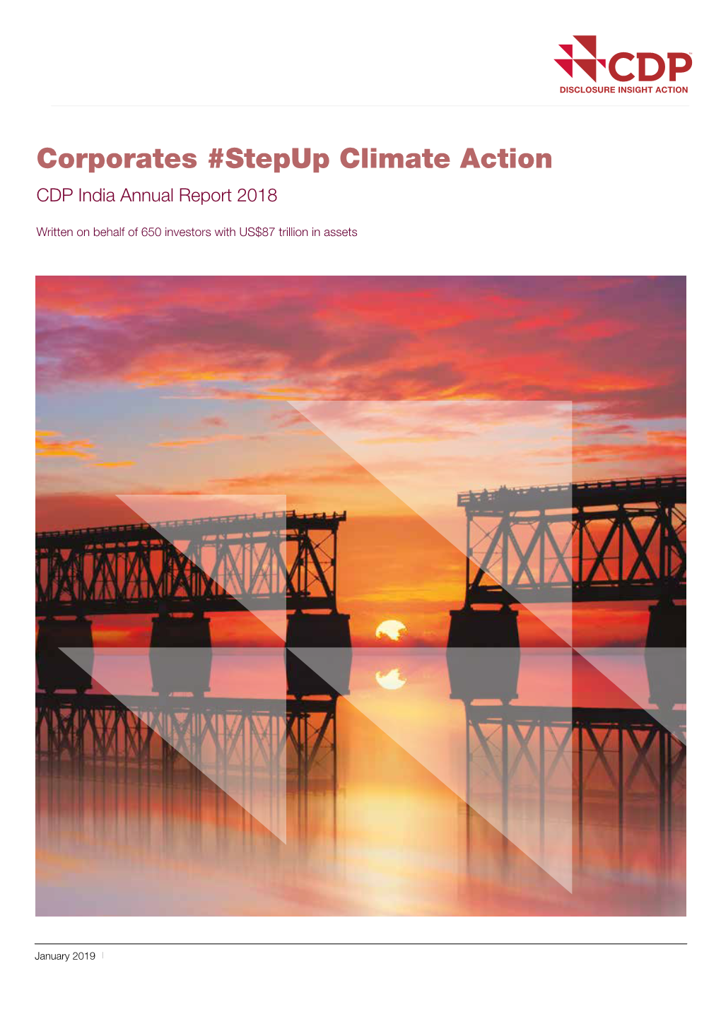 Corporates #Stepup Climate Action CDP India Annual Report 2018