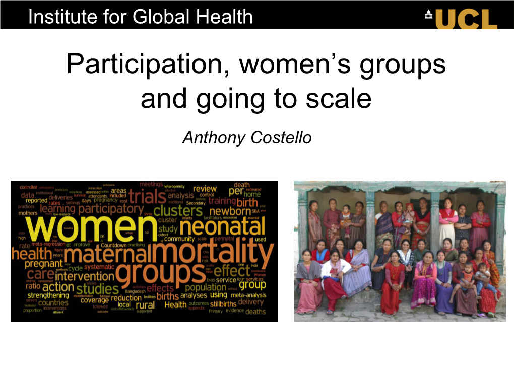 Improving Maternal and Newborn Health Among Tribal Communities In