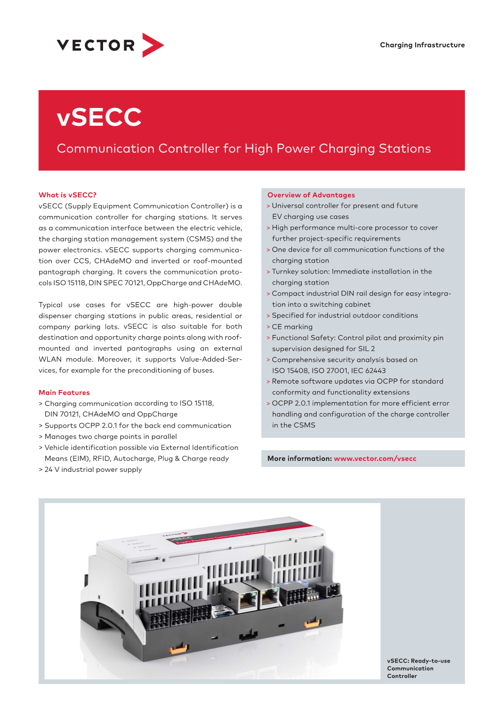 Communication Controller for High Power Charging Stations