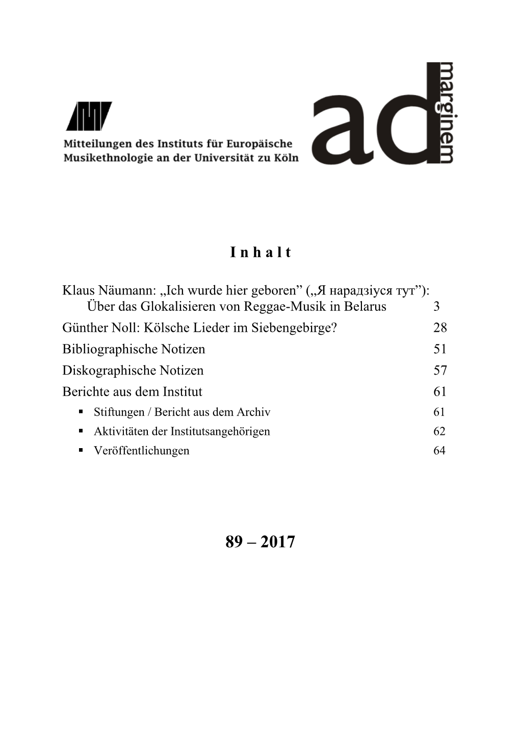 Ad Marginem Nr. 89