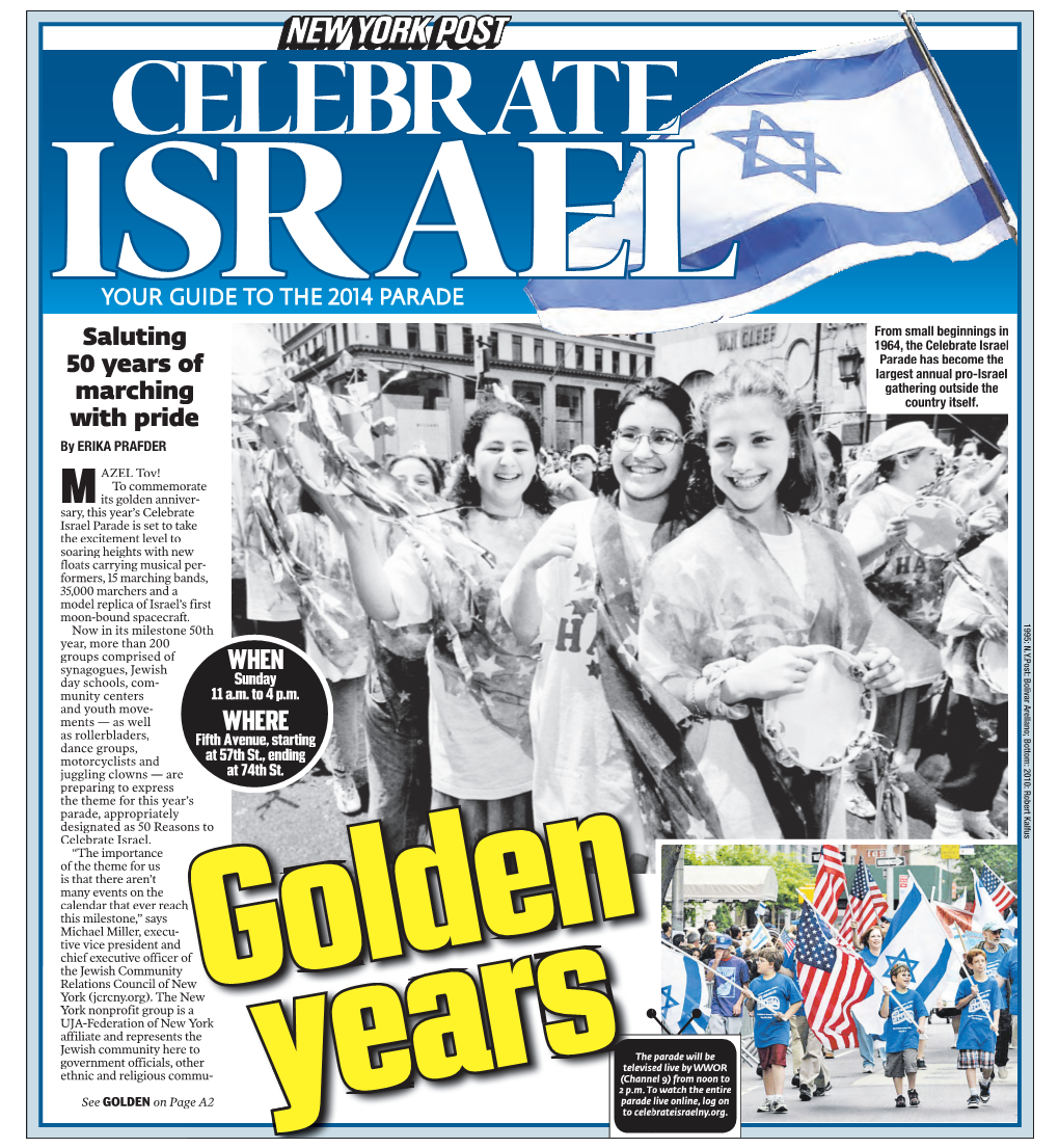 CELEBRATE Israel Your Guide to the 2014 Parade