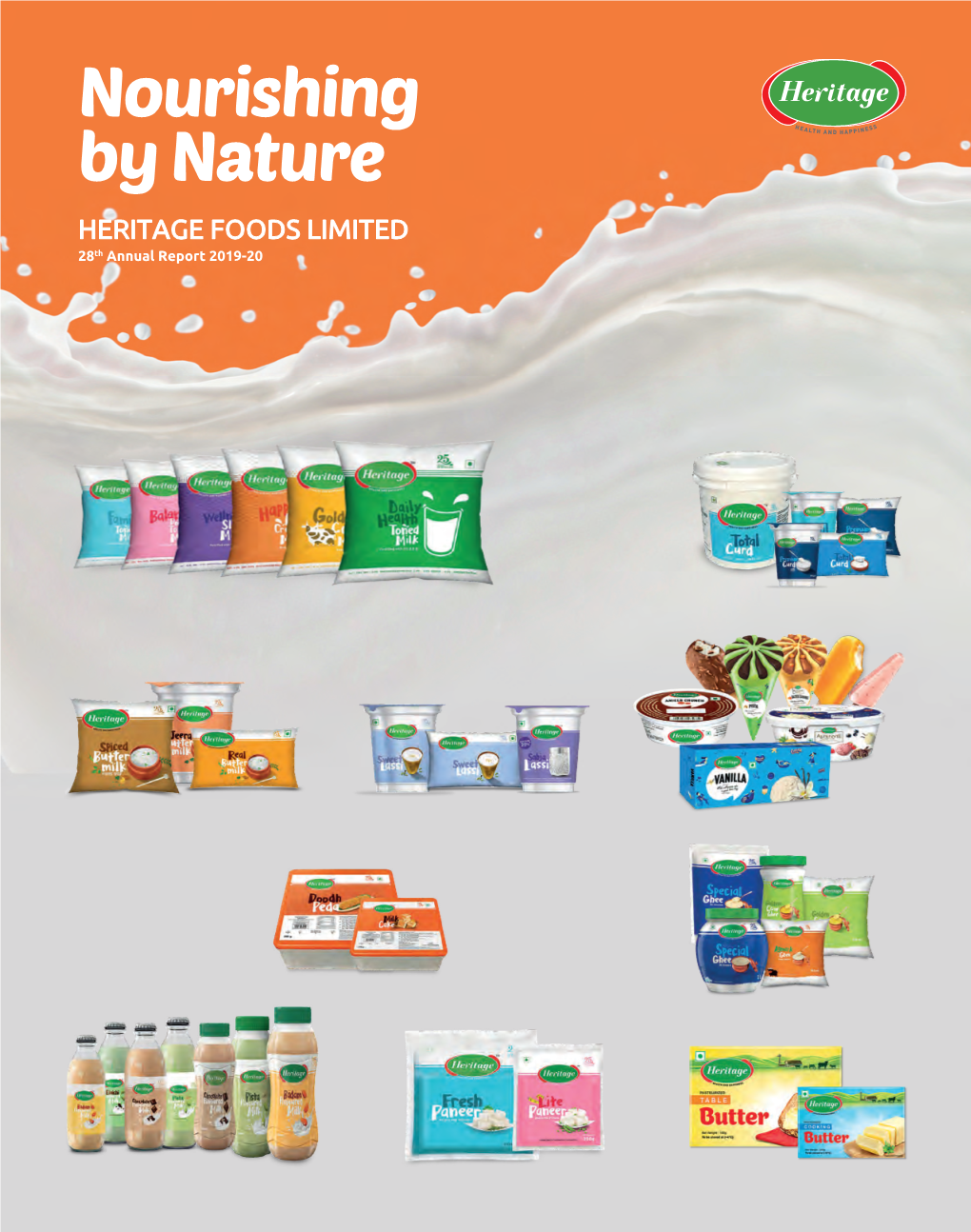 Nourishing by Nature HERITAGE FOODS LIMITED 28Th Annual Report 2019-20