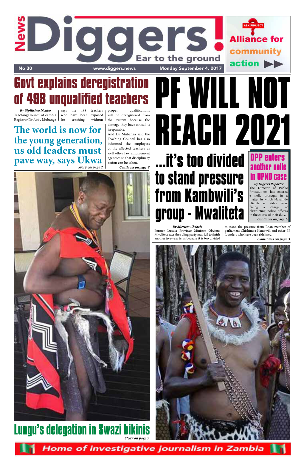 It's Too Divided to Stand Pressure from Kambwili's Group