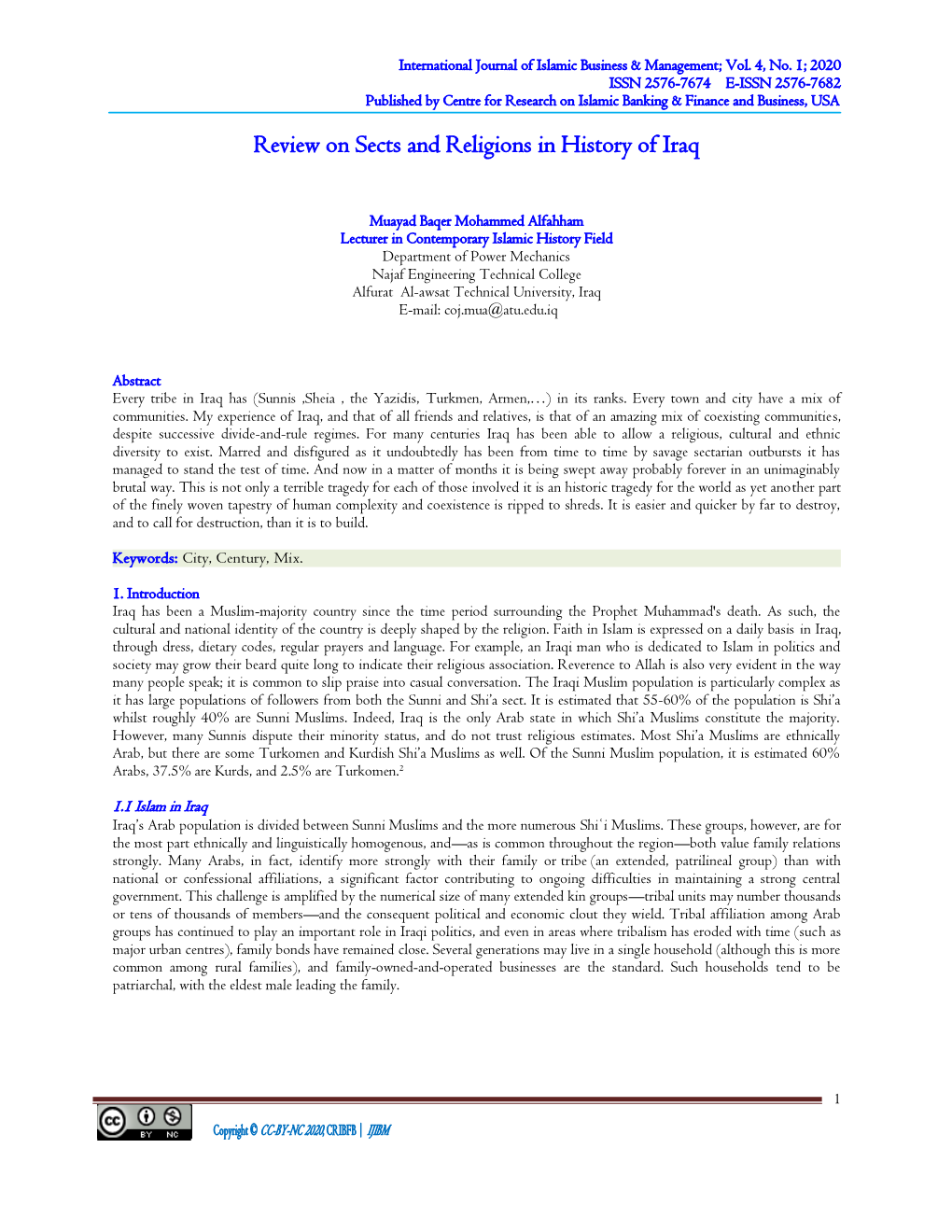 Review on Sects and Religions in History of Iraq