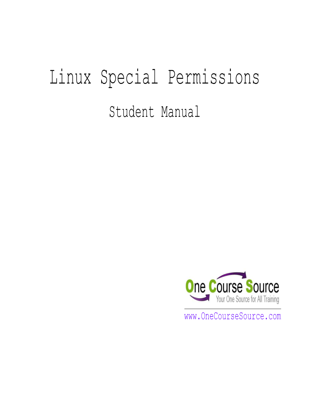 Linux Special Permissions