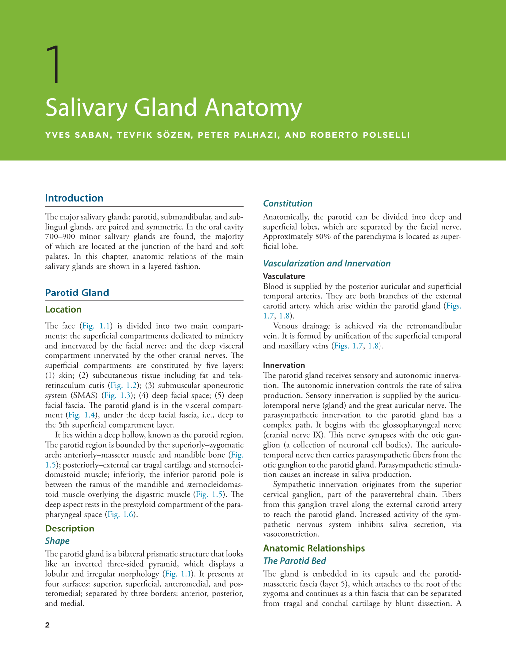 1 Salivary Gland Anatomy