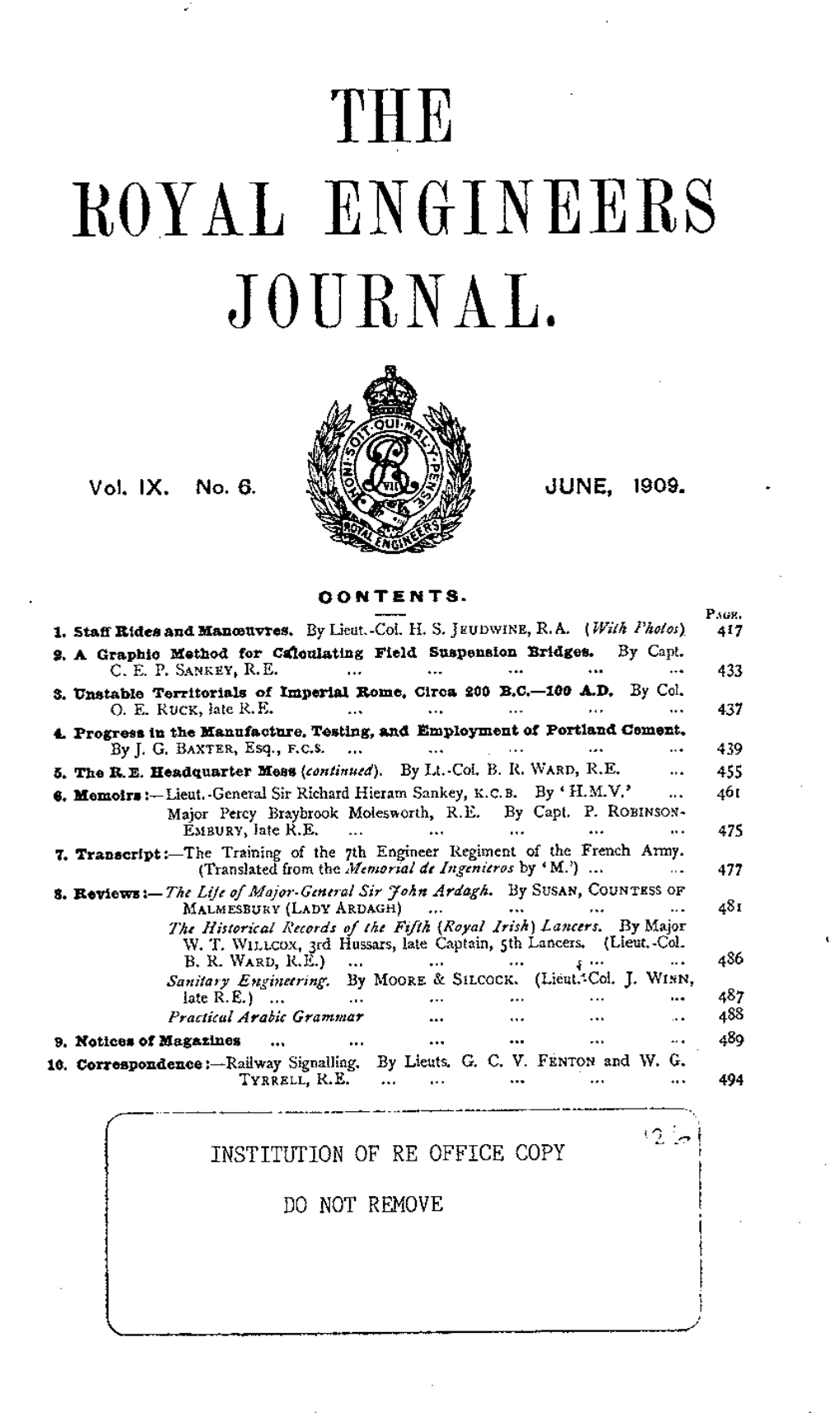 The Royal Engineers Journal