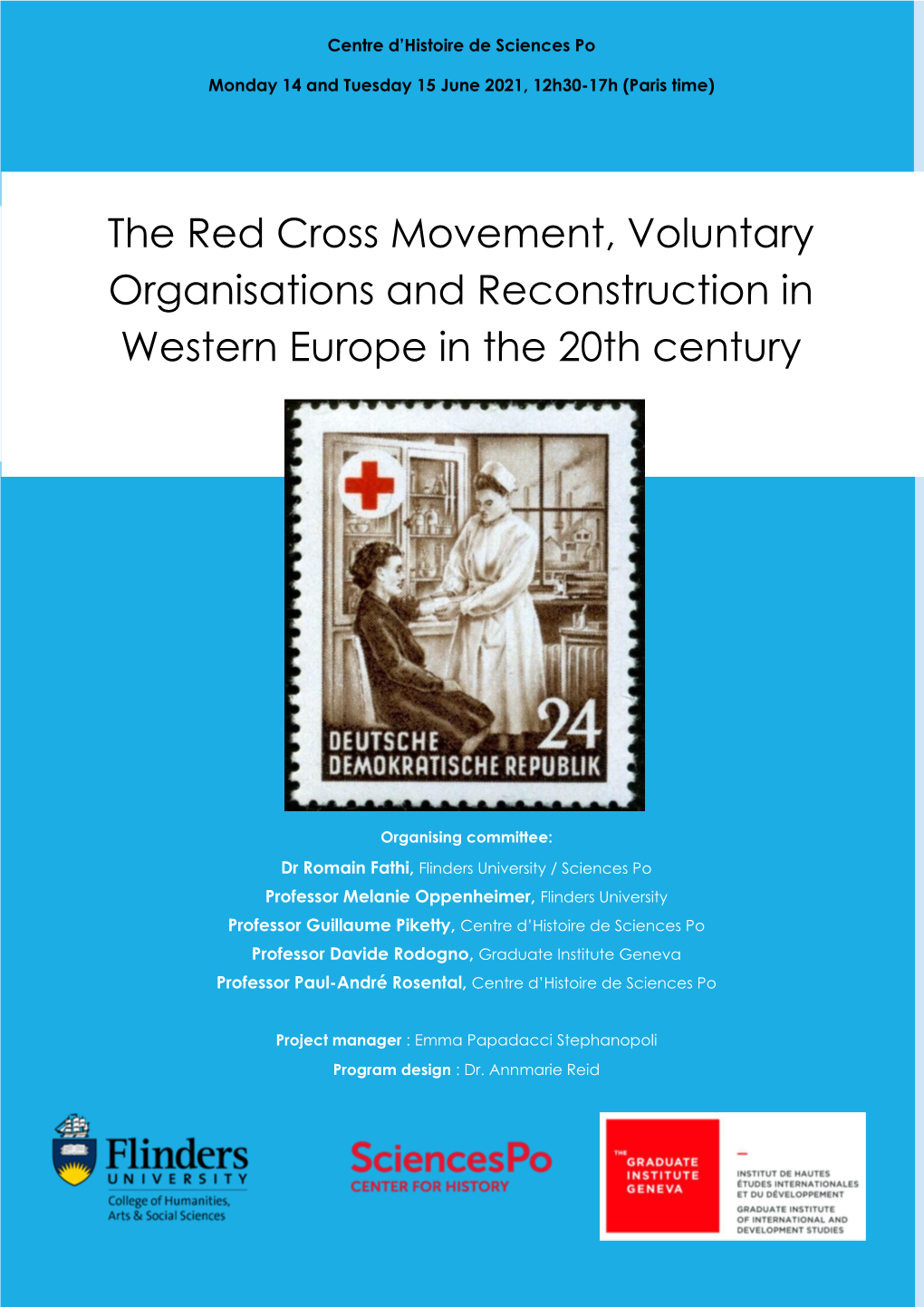 The Red Cross Movement, Voluntary Organisations and Reconstruction in Western Europe in the 20Th Century