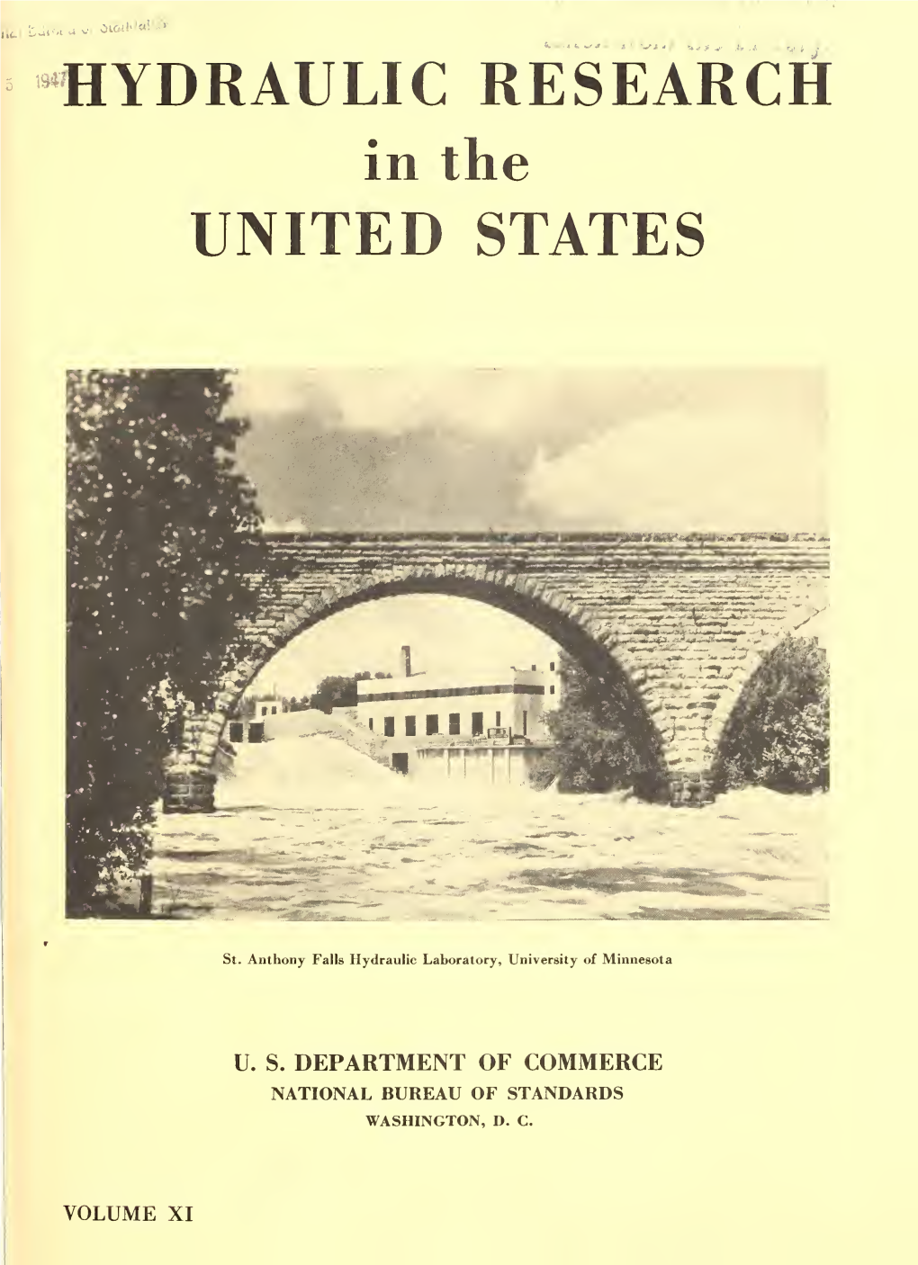 HYDRAULIC RESEARCH in the UNITED STATES