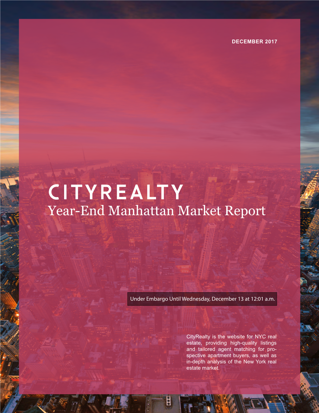 Manhattan Condo Sales Summary