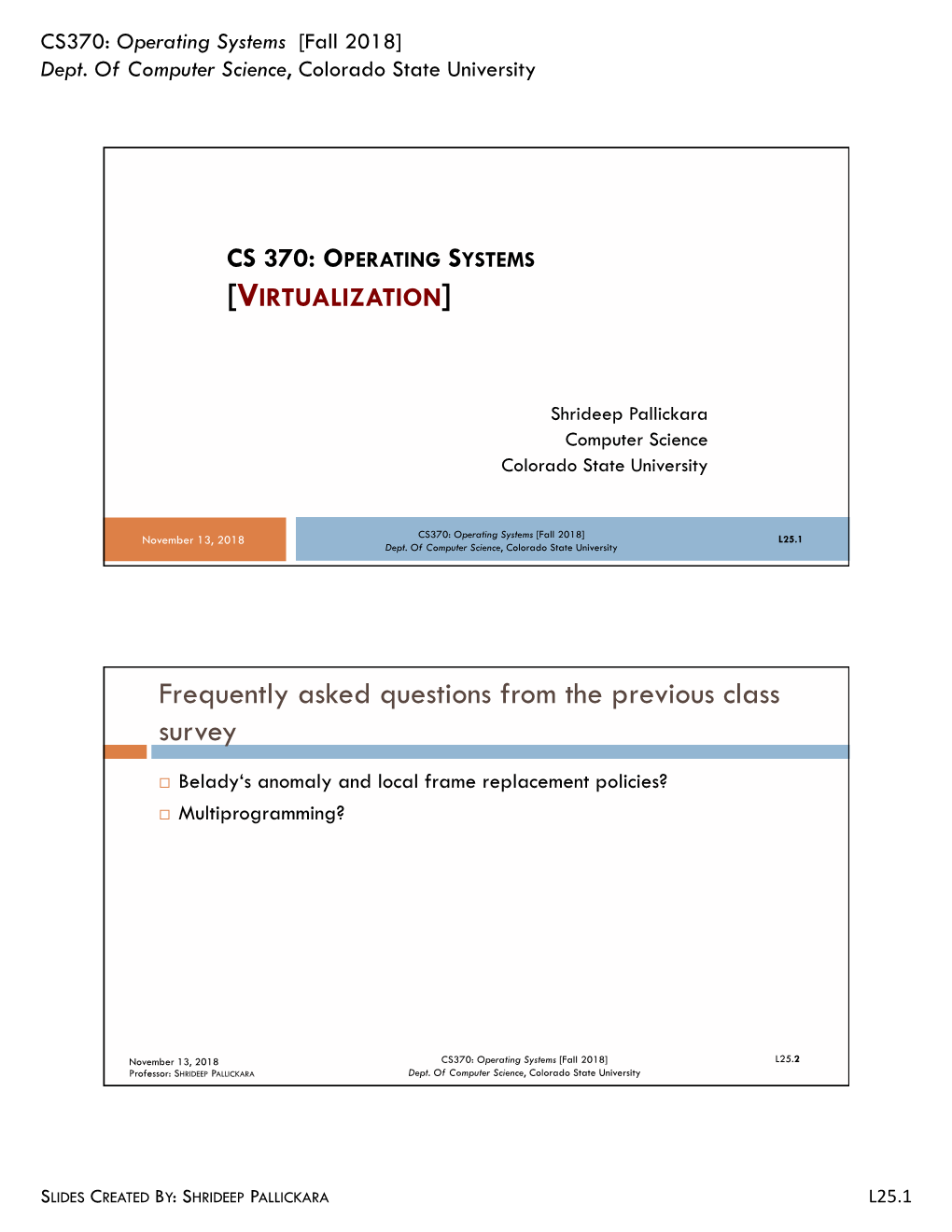 Cs 370: Operating Systems [Virtualization]