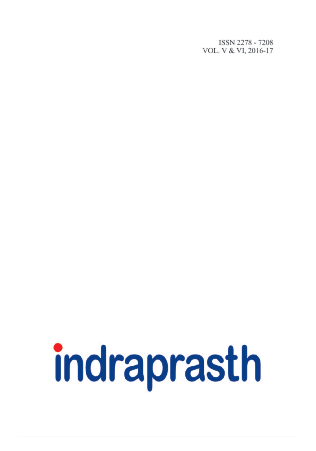 Indraprasth 2016-17