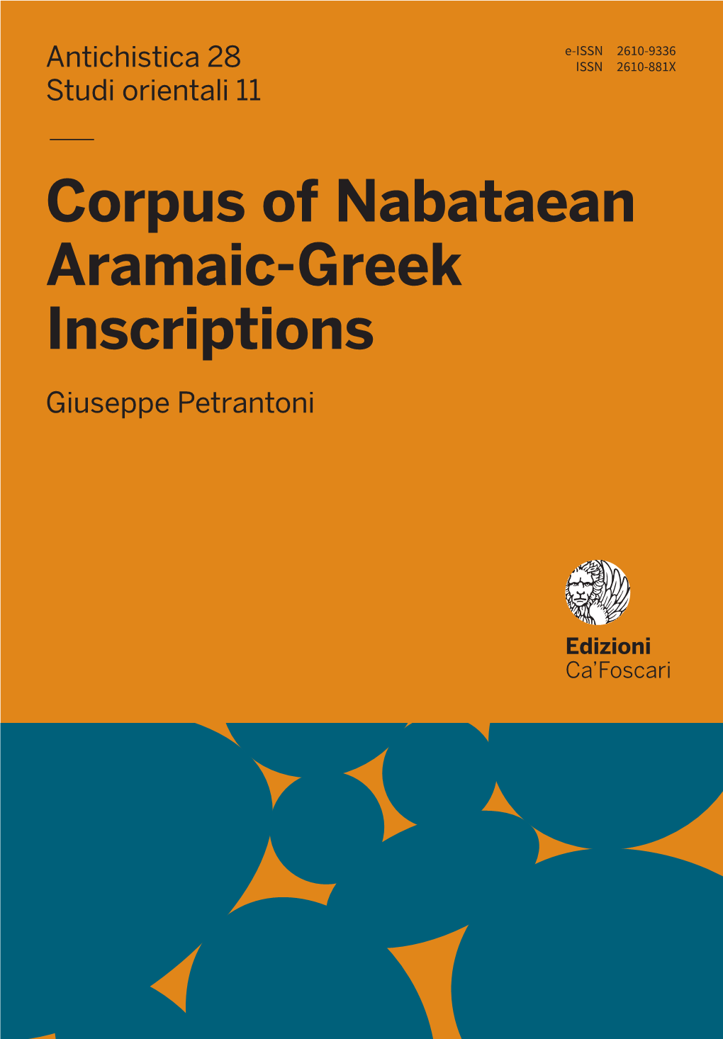 — Corpus of Nabataean Aramaic-Greek Inscriptions