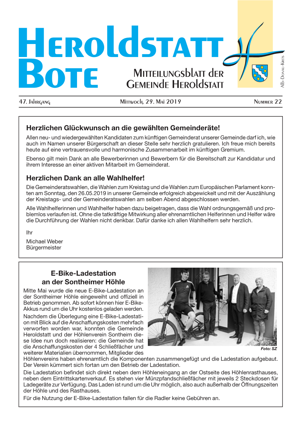 Mitteilungsblatt Der Gemeinde Heroldstatt