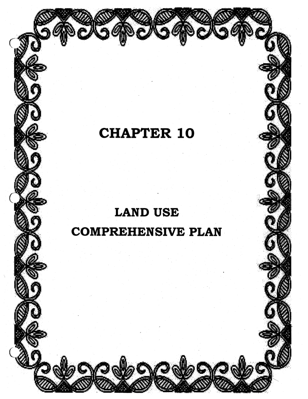 Chapter 10. Land Use / Comprehensive Plan