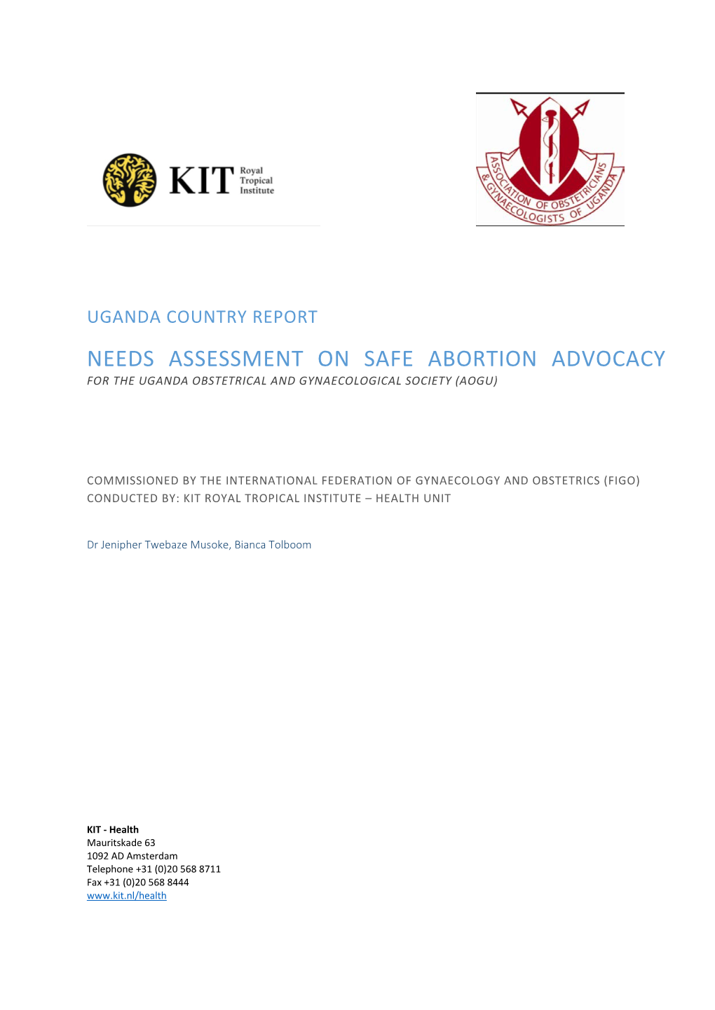 Uganda Country Report